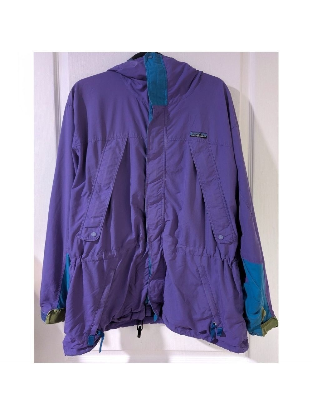 VTG 90s Patagonia Storm Jacket 85010 - Purple & Teal - Men's M/L